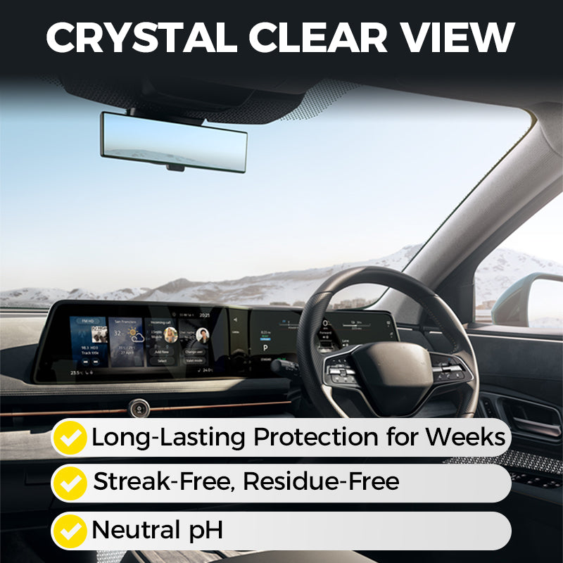 ❄️ Micromolecular Anti-Fog Coating Wiper – Keeps Your Windshield Clear & Fog-Free 🧽✨