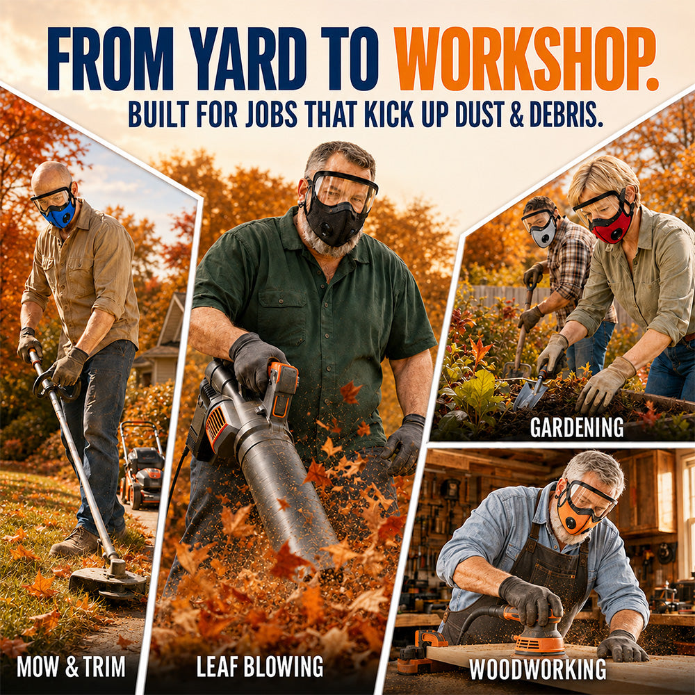 GardenShield™ Full-Face Outdoor Protection System