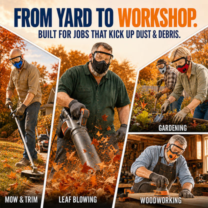 GardenShield™ Full-Face Outdoor Protection System