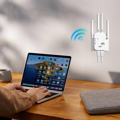 🥳2026 HOT SALE🥳💞50K+ SOLD!🚀📶 Dead Zones? Gone for Good! 1200Mbps WiFi Extender – Covers 10,000 sq.ft & 50 Devices. 🏡✨ (Offer)