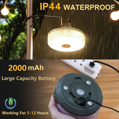 🥳 2026 HOT SALE 🥳 💕 50% OFF! Waterproof Portable Camping Light – Stay Bright During Camping, Power Outages & Outdoor Nights (Offer)