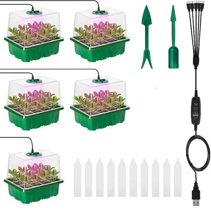 🥳 HOT SALE 2026 🥳 💞 50,000+ SOLD!🎉Seed starter trays with grow light (offer)