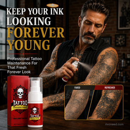 🎨 50% OFF | Tattoo Aftercare Moisturizing Spray 💧 Hydrating Mist for Vibrant & Healthy Ink (Offer)