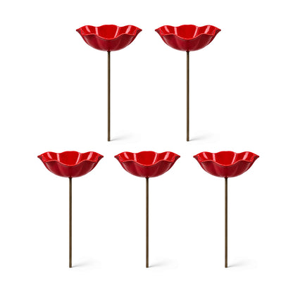 Utilo™ Metal Flower Garden Stake Bird Bath🎁Perfect Mother's Day Gift 50% OFF💖