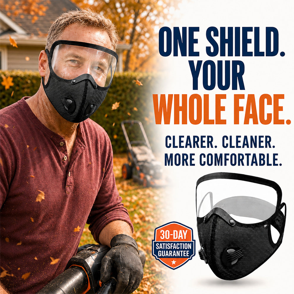 GardenShield™ Full-Face Outdoor Protection System