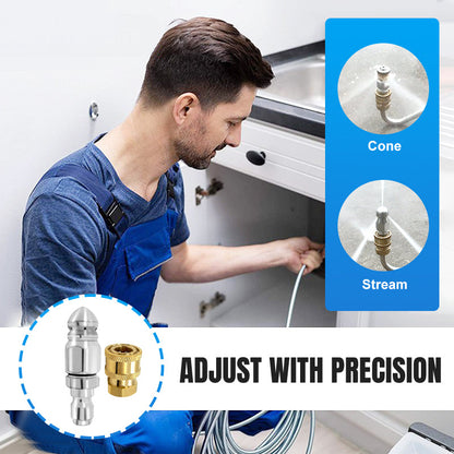 Powerful Pipe Cleaning and Unclogging Nozzle