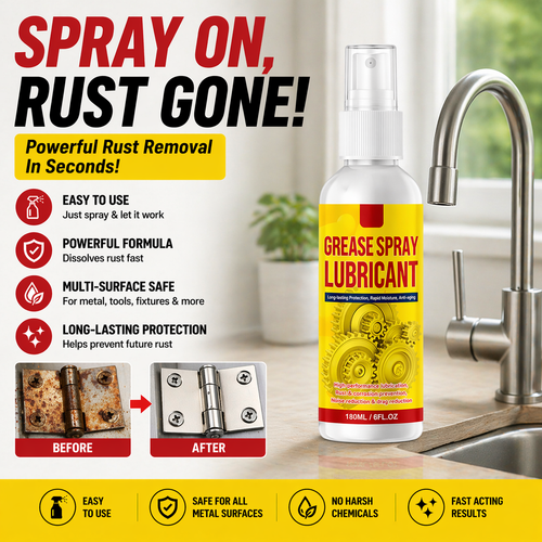 🔥Multi-Purpose Rust Remover & Lubricant Spray