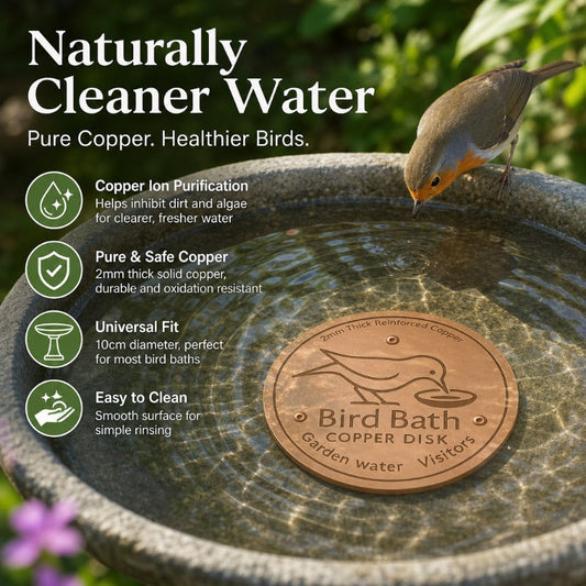 Purifies Bird Bath Water