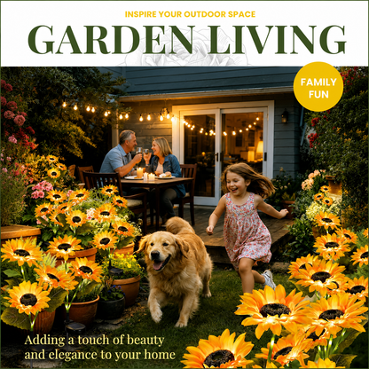 Utilo™ Solar Sunflower Garden Lights