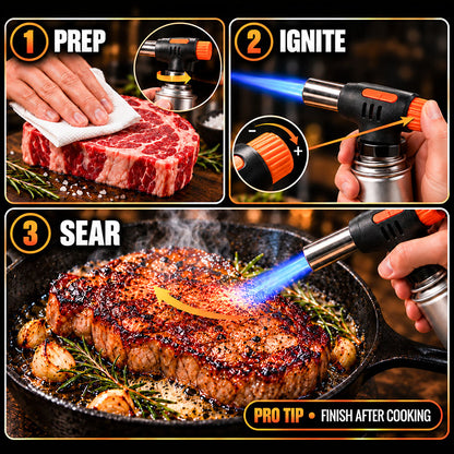 🔥LAST DAY SALE - 50% OFF🔥High-Power Culinary Torch – Steakhouse Sear at Home