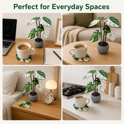 Utilo™ 2-in-1 Monstera Coaster Plant (offer)