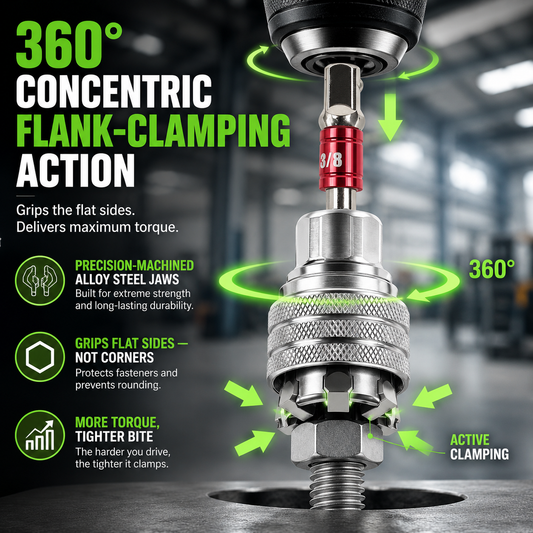 Utilo™ Industrial Flank-Lock Socket Adapter