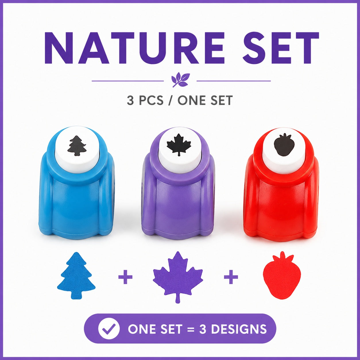 Utilo™ Kids Craft Paper Punch Set