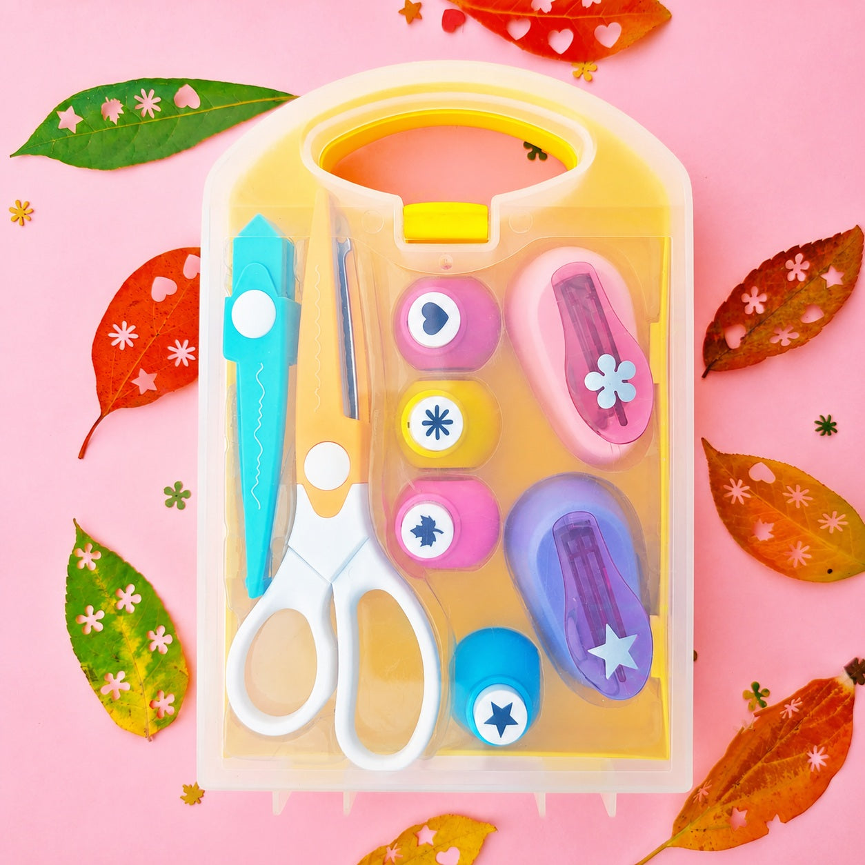 Utilo™ Kids Craft Paper Punch Set