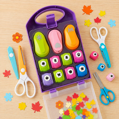 Utilo™ Kids Craft Paper Punch Set