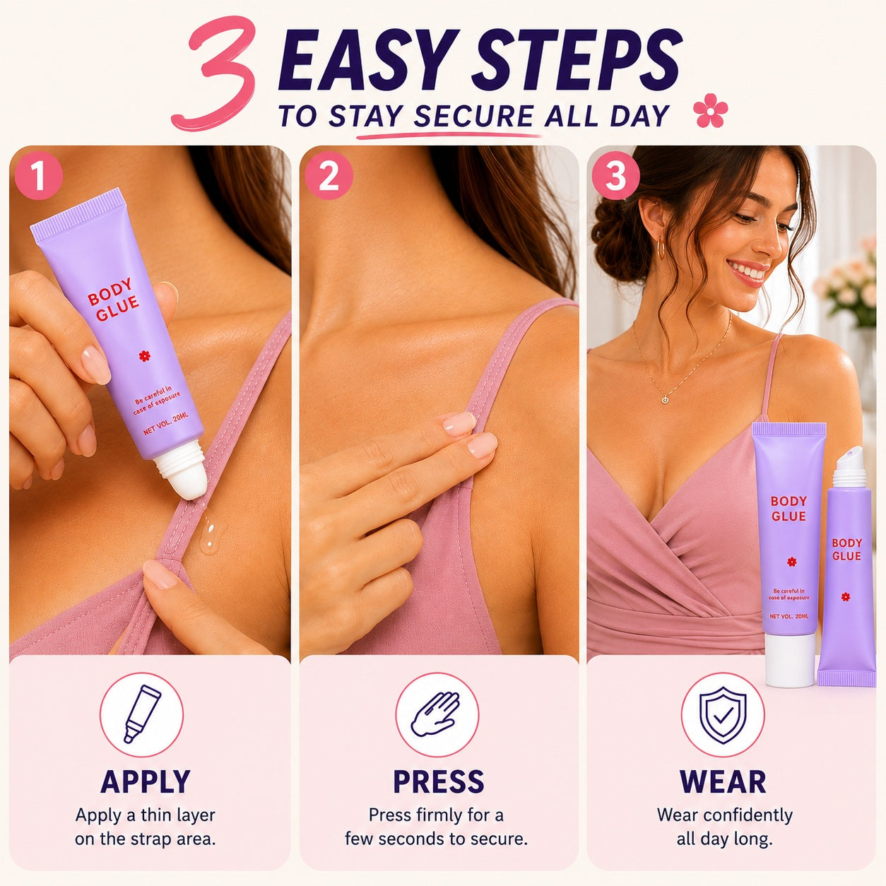 🔥 50K+ SOLD! Utilo™ Invisible Clothing Grip — No Slipping, No Constant Adjusting
