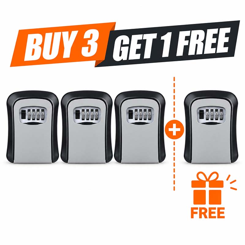 🔐 LIMITED‑TIME 50% OFF! 💐 Wall‑Mounted 4‑Digit Key Safe Box – Heavy‑Duty, Weather‑Resistant ✨