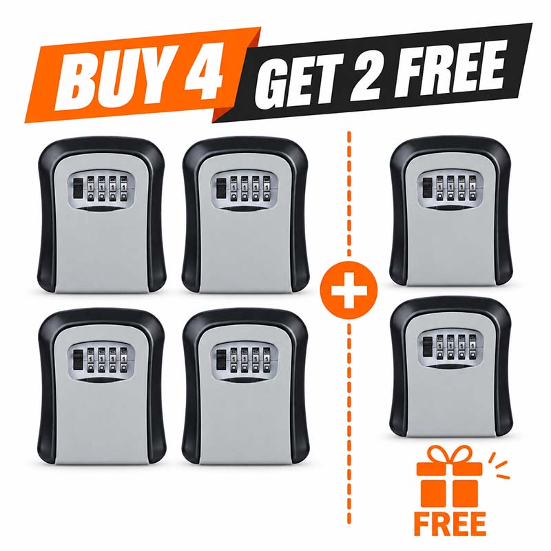 🔐 LIMITED‑TIME 50% OFF! 💐 Wall‑Mounted 4‑Digit Key Safe Box – Heavy‑Duty, Weather‑Resistant ✨