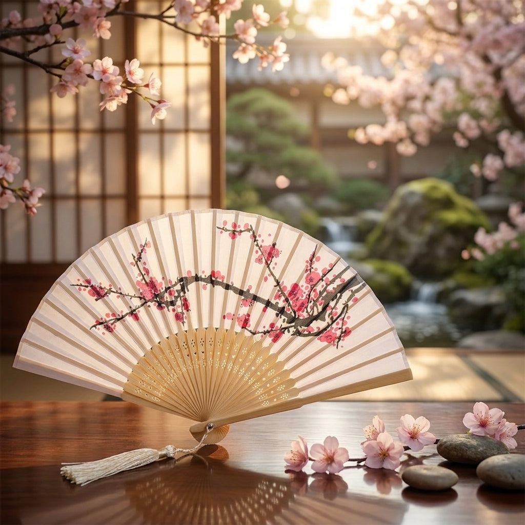 Bamboo Hand Fan | Comfort & Elegance for Hot Summer Days – Summer Sale 🌸