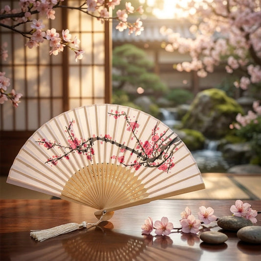 Bamboo Hand Fan | Comfort & Elegance for Hot Summer Days – Summer Sale 🌸