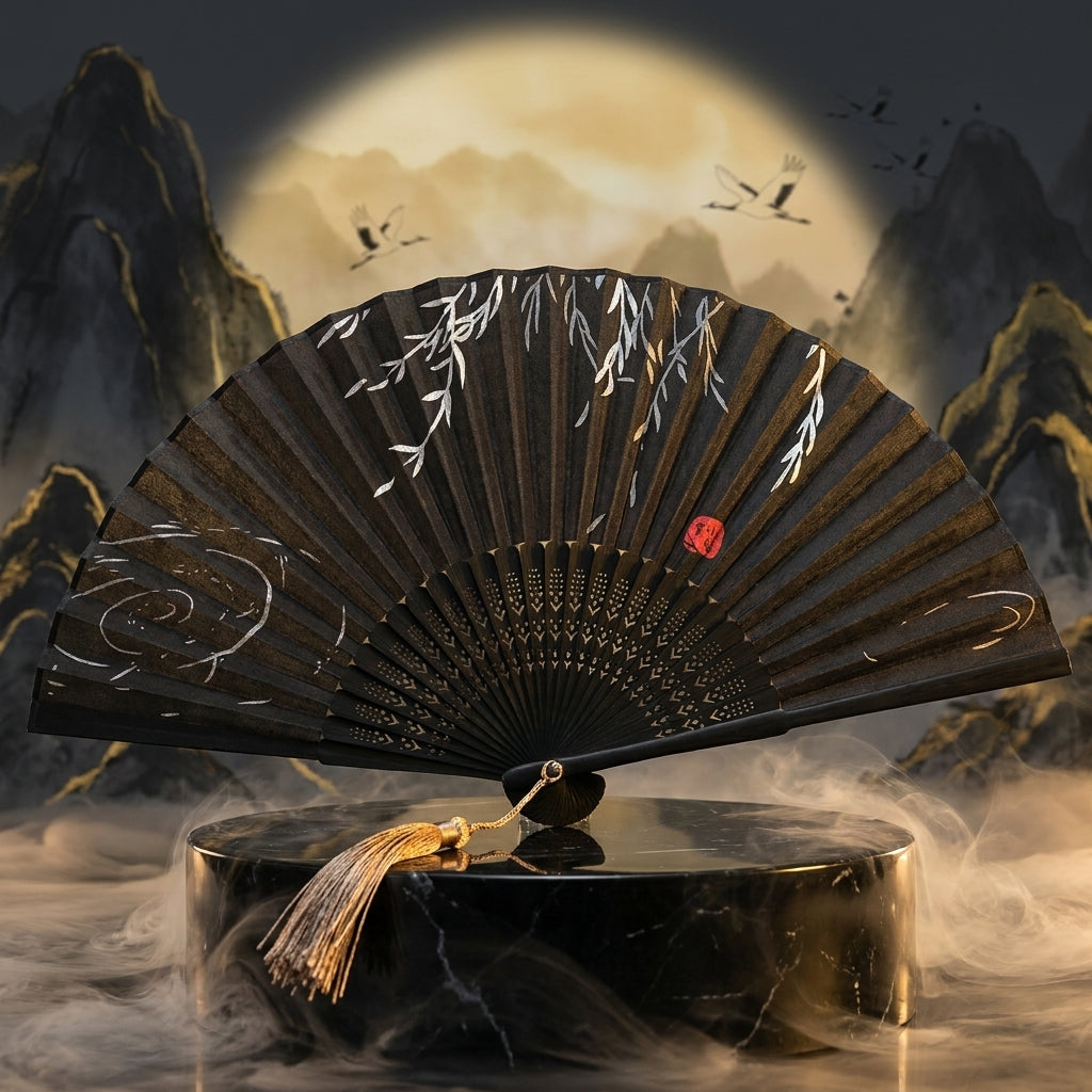 Bamboo Hand Fan | Comfort & Elegance for Hot Summer Days – Summer Sale 🌸