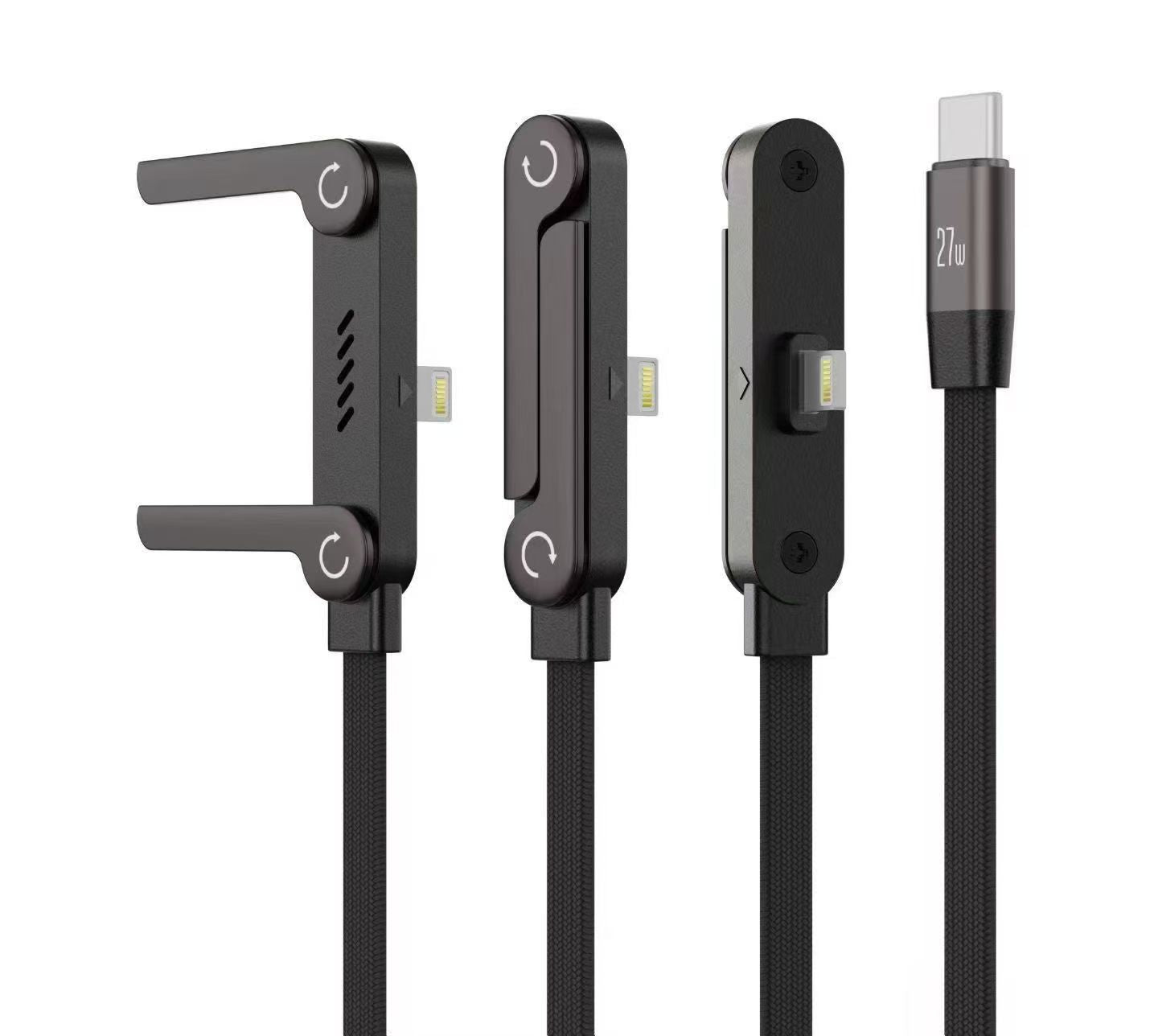 ⚡️240w super fast charging📱Invisible Holder Charger Cable with Stand