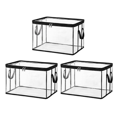 🎁 Transparent Large-Capacity Dustproof & Moisture-Proof Storage Bag – Declutter Your Home Fast ✨ (offer)