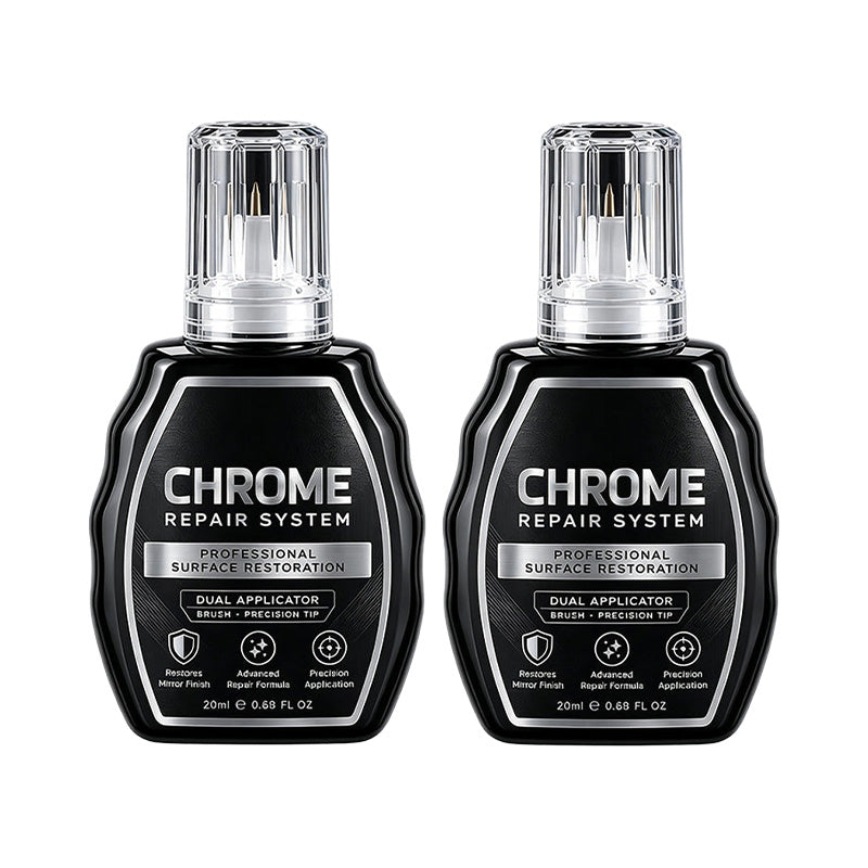 🚗 Chrome Restoration Set – Removes Oxidation & Restores High-Gloss Metallic Finish(offer)