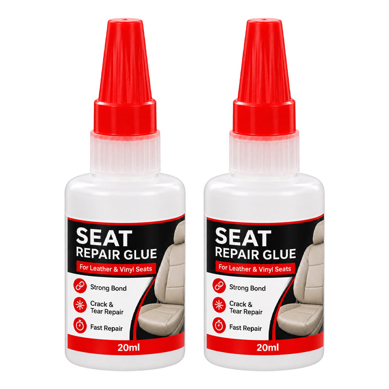 🚗50% OFF NOW! Quick Dry Car Seat Leather Repair Glue‑ Precision Nozzle Vinyl & Leather Adhesive, Permanent Bond Repair Glue for Car Seats, Sofas & Leather Furnitures