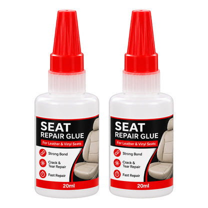 🚗50% OFF NOW! Quick Dry Car Seat Leather Repair Glue‑ Precision Nozzle Vinyl & Leather Adhesive, Permanent Bond Repair Glue for Car Seats, Sofas & Leather Furnitures