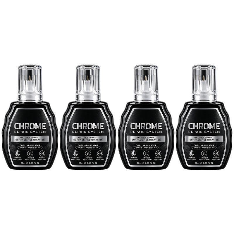 🥳 HOT SALE 2026 🥳 💞 50,000+ SOLD! ✨🚗 Chrome Restoration Set – Removes Oxidation & Restores High-Gloss Metallic Finish | Premium Quality