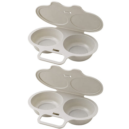 Microwave Egg Poacher ! Dual‑cavity, non‑stick & easy clean. Healthier than frying – stock up & save! 🏠✅ (offer)