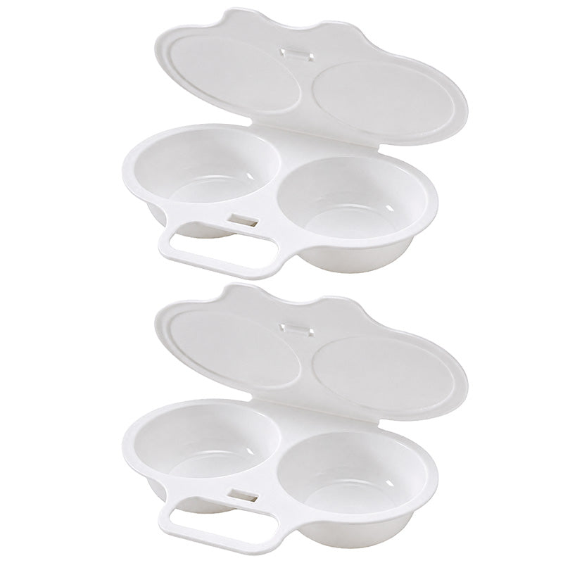 Microwave Egg Poacher ! Dual‑cavity, non‑stick & easy clean. Healthier than frying – stock up & save! 🏠✅ (offer)