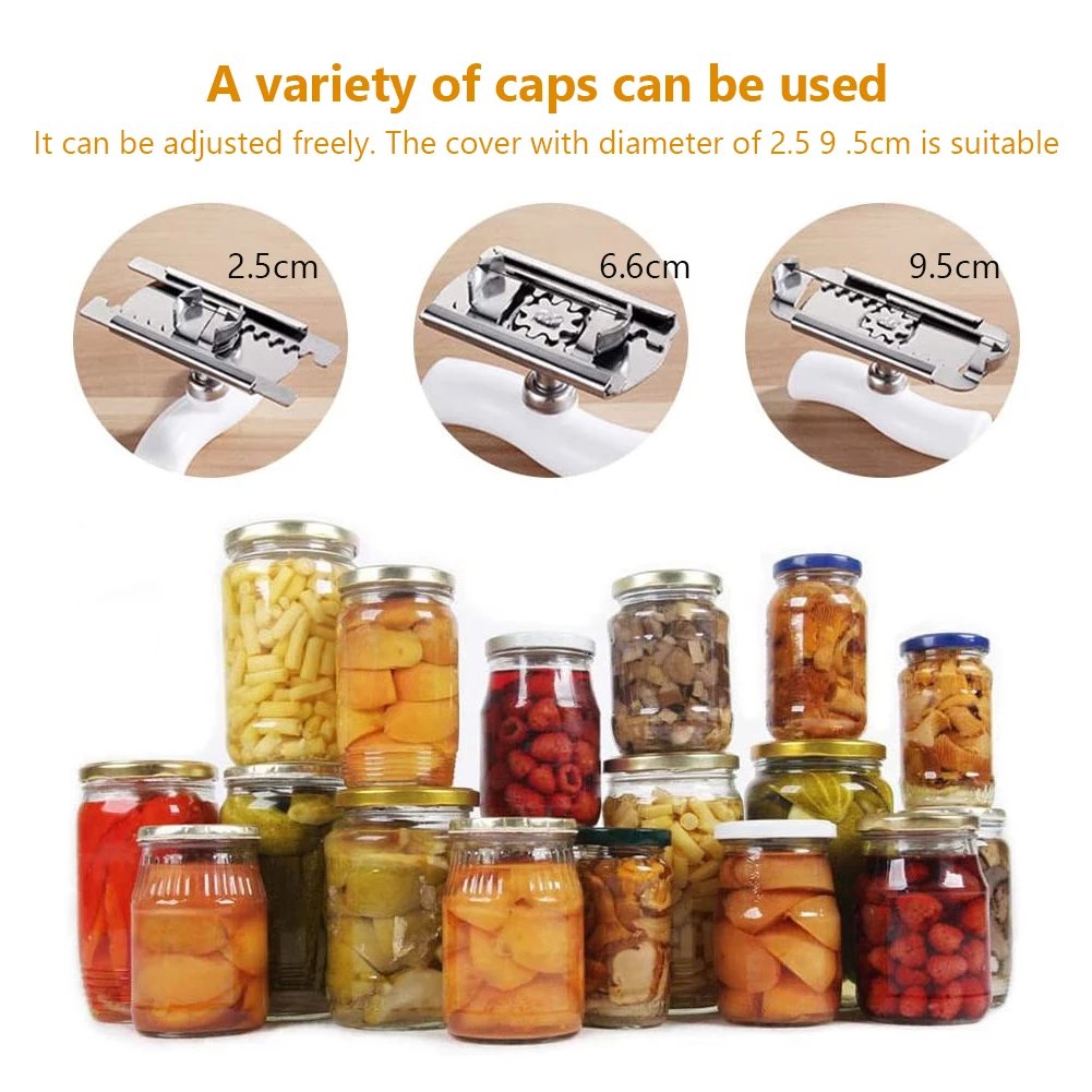 📢📢Last Day-50% OFF!!⏰ Utilo™ Stainless Steel Jar Opener & Bottle Lid Remover