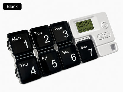 Utilo™ Smart 7-Day Pill Organizer with Alarm Reminder