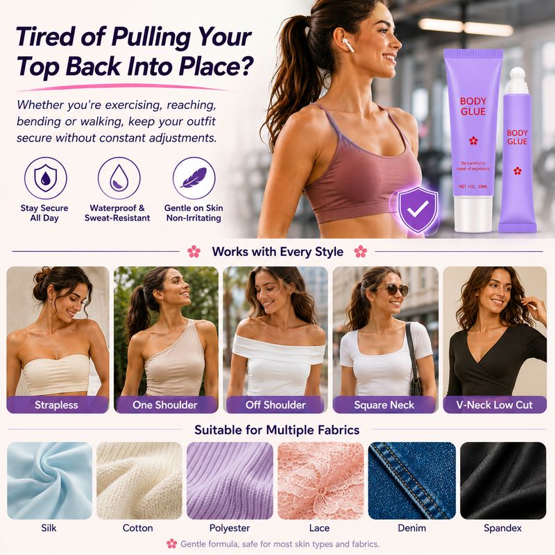 🔥 50K+ SOLD! Utilo™ Invisible Clothing Grip — No Slipping, No Constant Adjusting