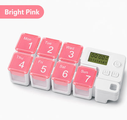 Utilo™ Smart 7-Day Pill Organizer with Alarm Reminder