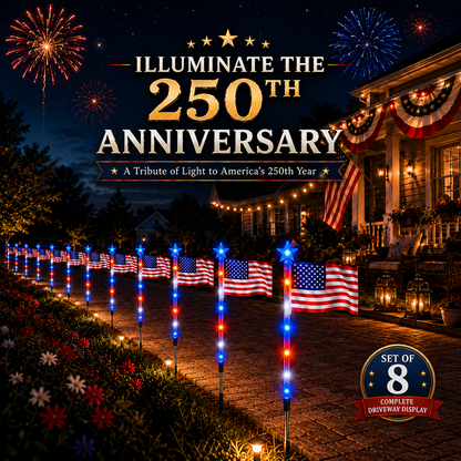 250th Anniversary Solar Flag Lights (Offer)