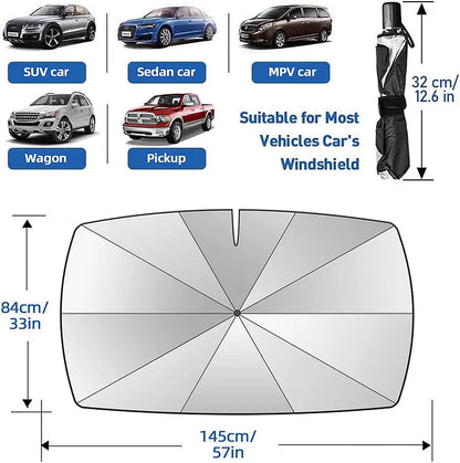 🔥🔥Last Day 50% OFF - 2026 Upgraded Car Windshield Sun Shade Umbrella (offer)
