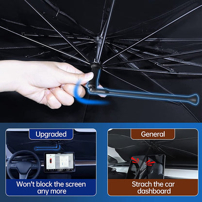 🔥🔥Last Day 50% OFF - 2026 Upgraded Car Windshield Sun Shade Umbrella (offer)