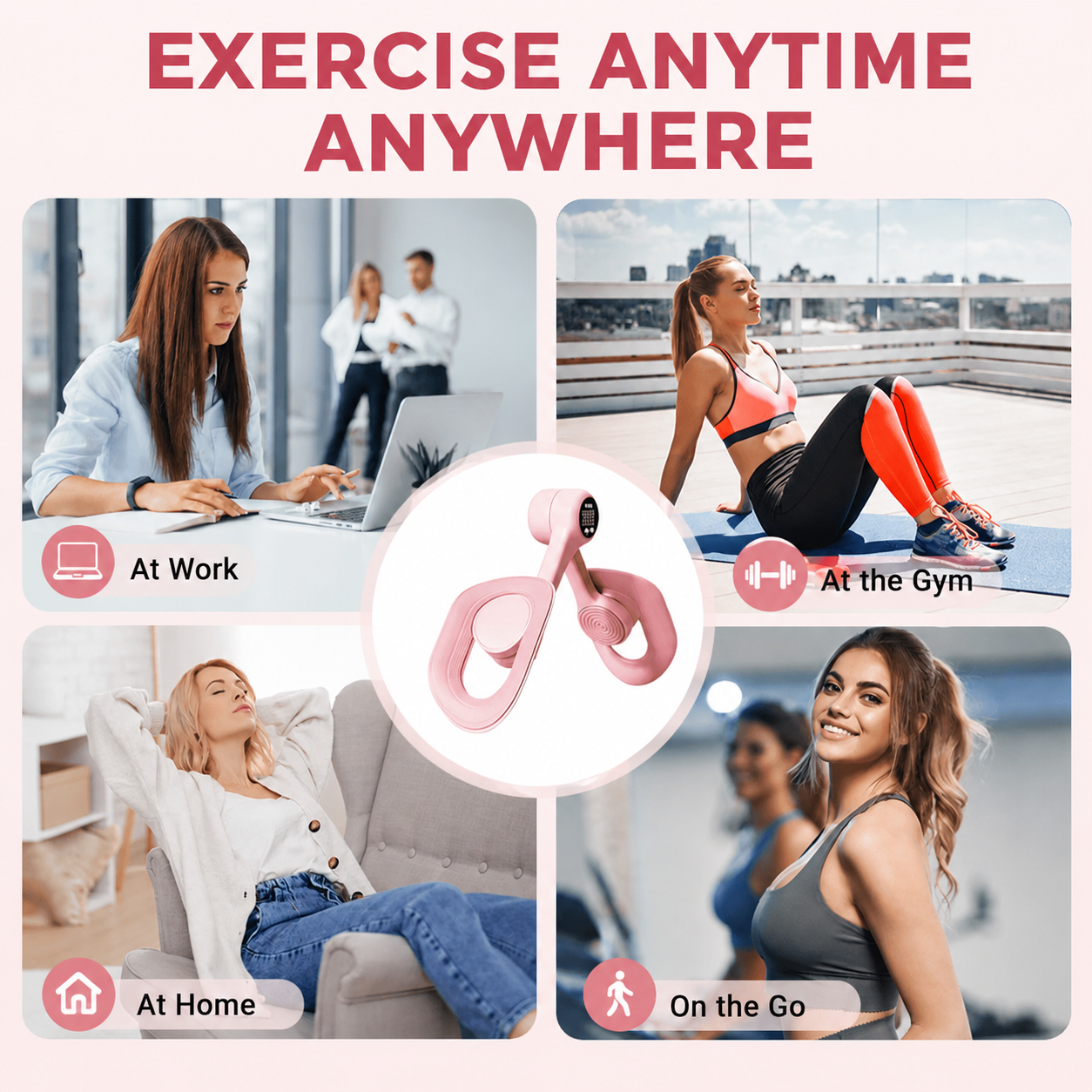 🔥Hot Sale🔥50% OFF! Anti-Slip Pelvic Floor Trainer – Tone Thighs & Strengthen Core Fast