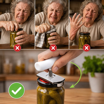📢📢Last Day-50% OFF!!⏰ Utilo™ Stainless Steel Jar Opener & Bottle Lid Remover