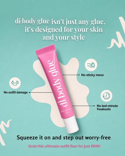 💖 50% OFF! Body Glue – Sweat-Proof, No-Slip Outfit Hold (Offer)