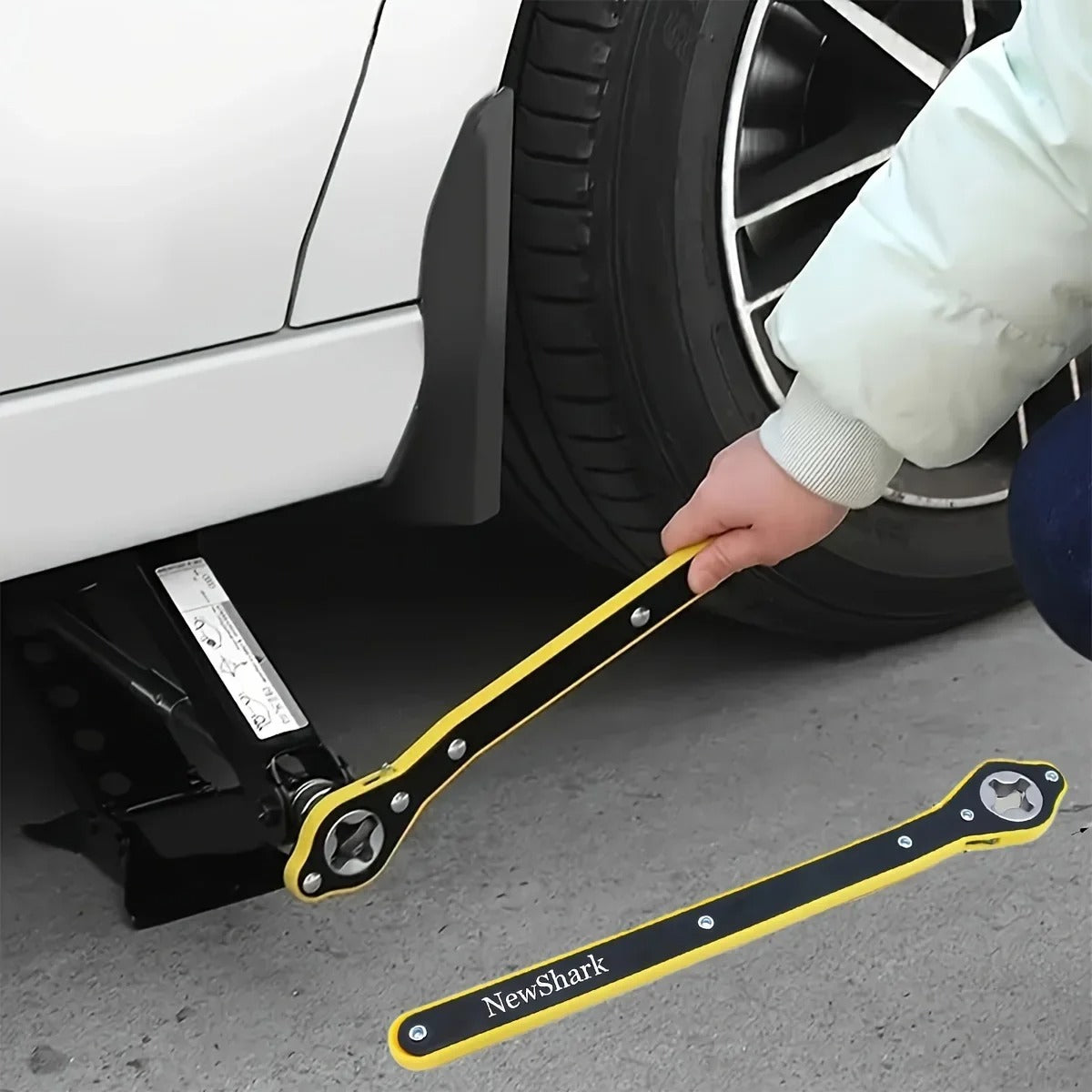 Car Jack Ratchet Wrench Tool