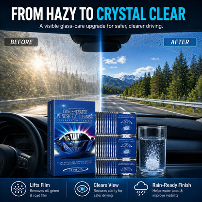 🔥🔥LAST DAY SALE ONLY $0.79!!🔥Car Windshield Cleaning Effervescent Tablets