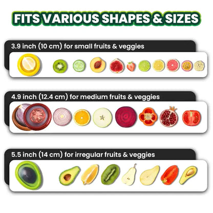 Utilo™ 🍅 Silicone stretch pods 🥑 Keep Your Fruits & Veggies Fresh with These Stretch Pods!