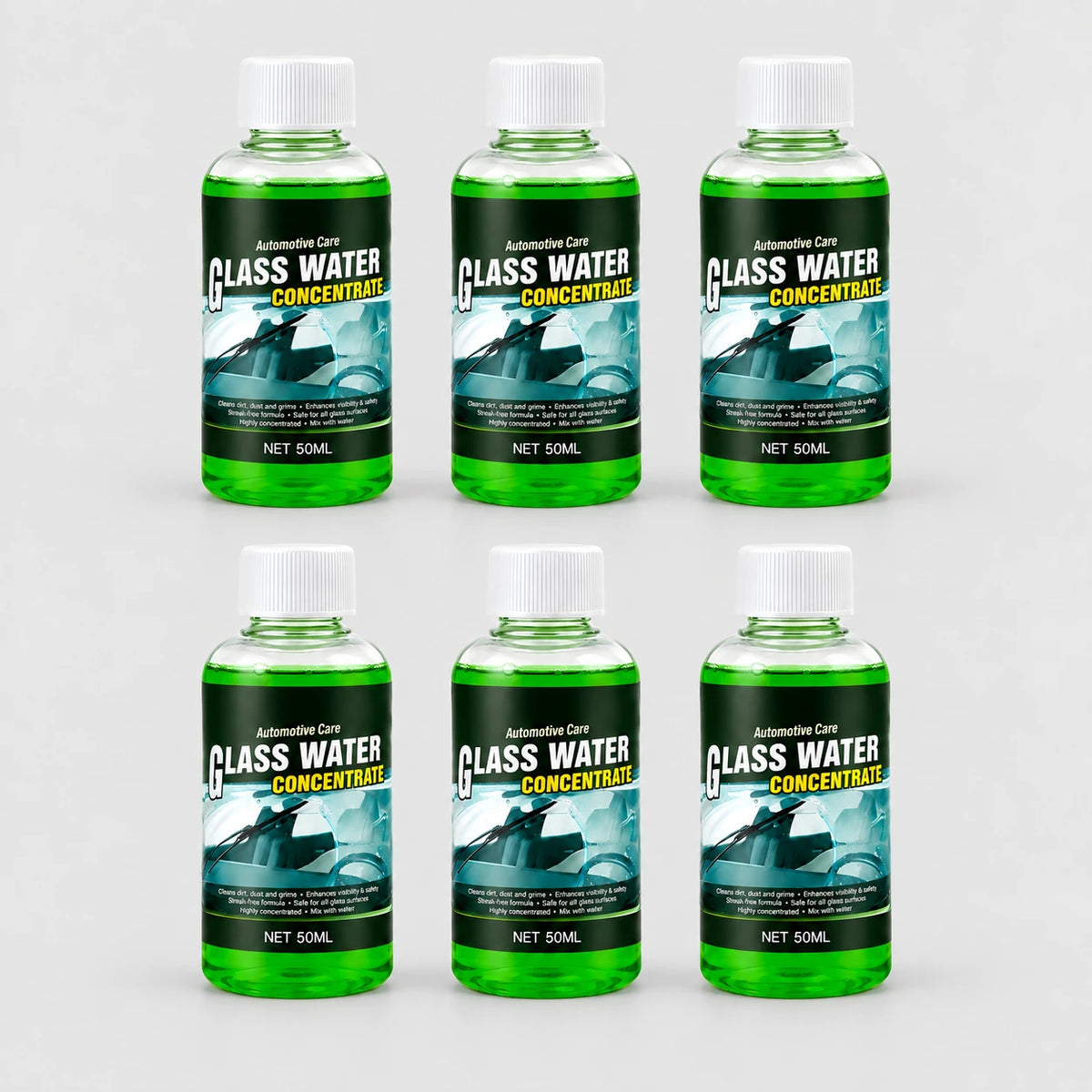 💧✨ 50% OFF! Glass Concentrate – 10ml makes 1L. 1 bottle = 50L.! 🚗💪 (offer)