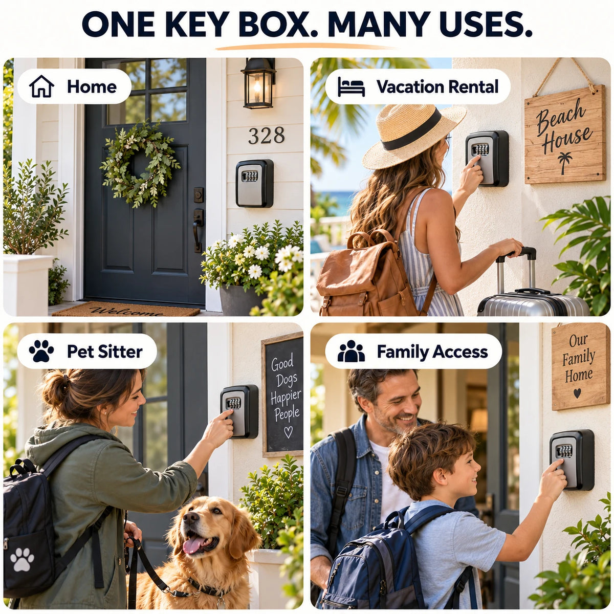 🔐 LIMITED‑TIME 50% OFF! 💐 Wall‑Mounted 4‑Digit Key Safe Box – Heavy‑Duty, Weather‑Resistant ✨