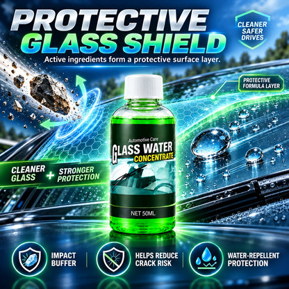 🥳2026 HOT SALE🥳💞50K+ SOLD! 💧✨ 50% OFF! Glass Concentrate – 10ml makes 1L, cuts bugs & grime, streak-free. 1 bottle = 50L.! 🚗💪