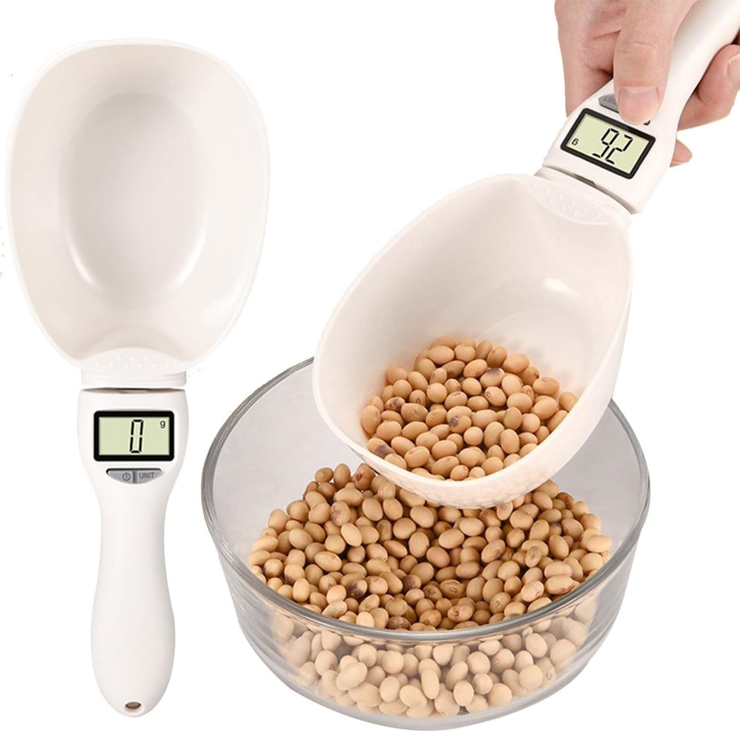 Utilo™ Digital Kitchen Scale 500g - Precision 0.1g for Baking & Coffee
